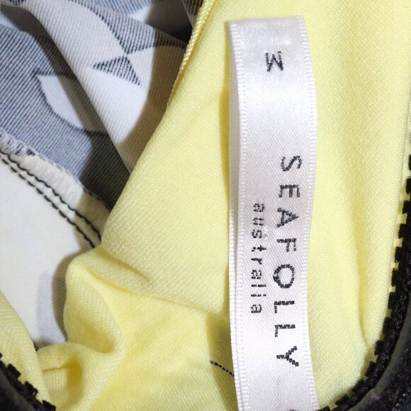 Seafolly Black and Yellow Swim Coverup - Picture 5 of 5